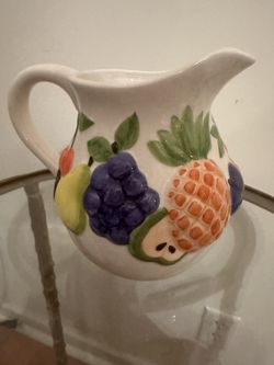 Pitcher With Fruits