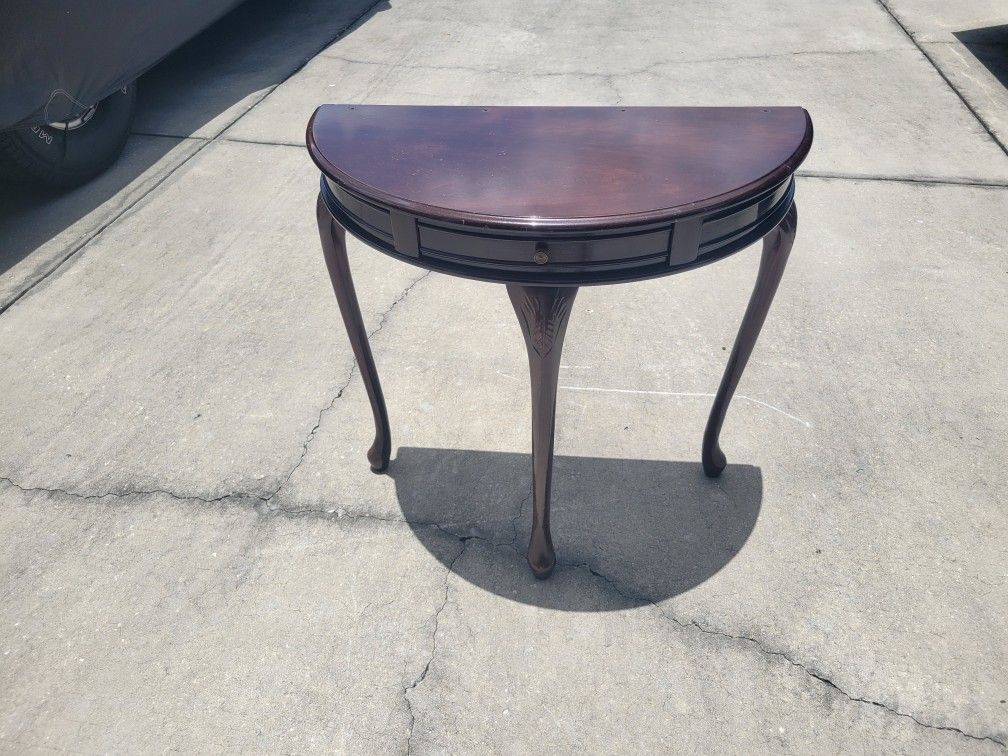 Solid Wood Half Table