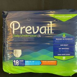 Prevail Daily Underwear Large 18 Count Diapers