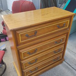 4 Drawer Wood Chest Of Drawers 