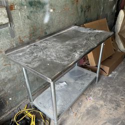 Stainless steel Cooking Table 