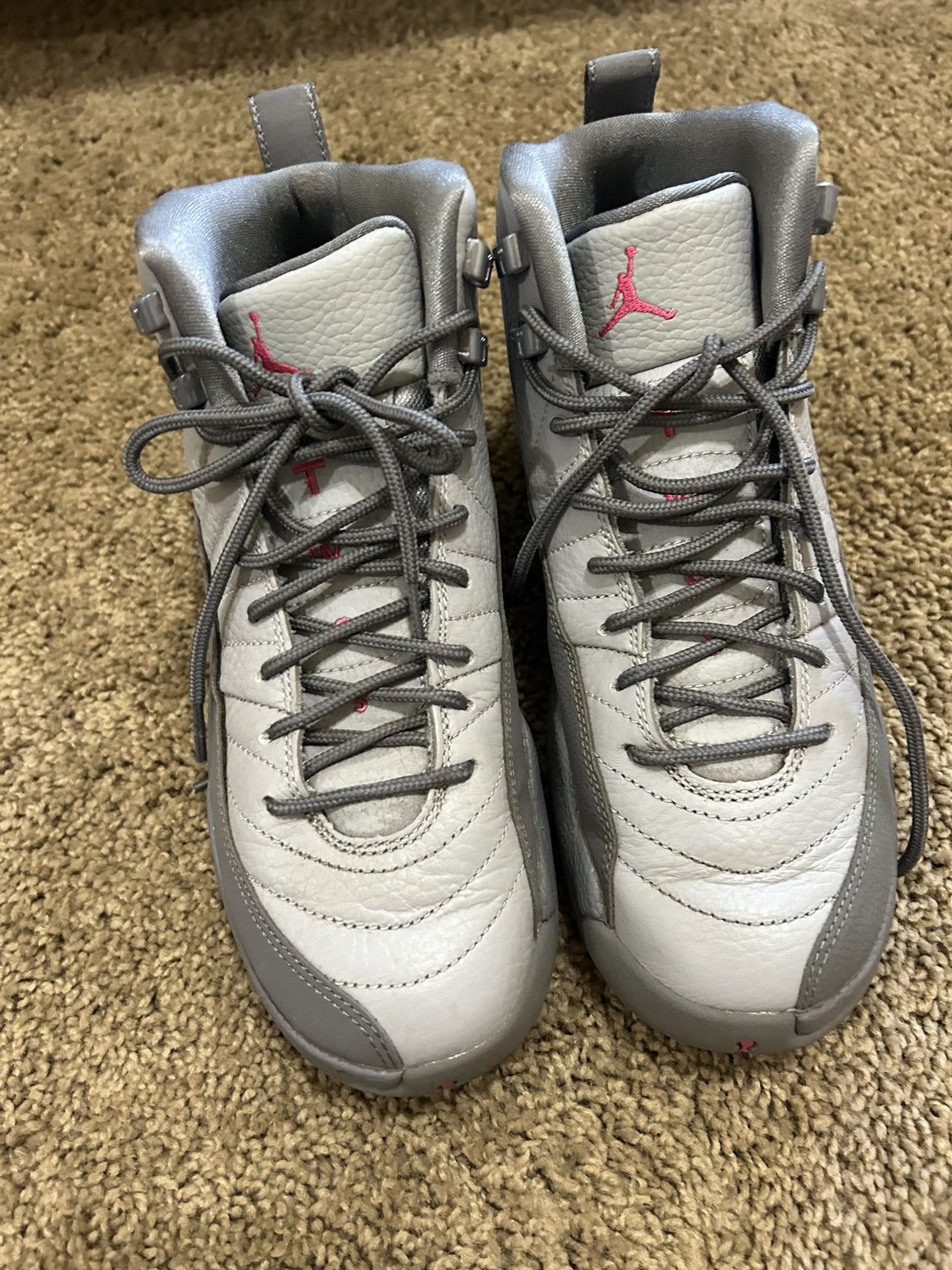 Jordan 12 Wolf Grey Shoes