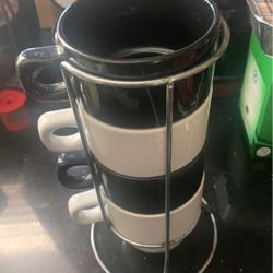 #mugs #set #black Whitecoffee #tea #soup #kitchen #decor #set #kutchen
