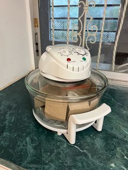 Glass Air Fryer Infrared Convection Oven Roaster