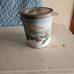 Vintage Popcorn Tin