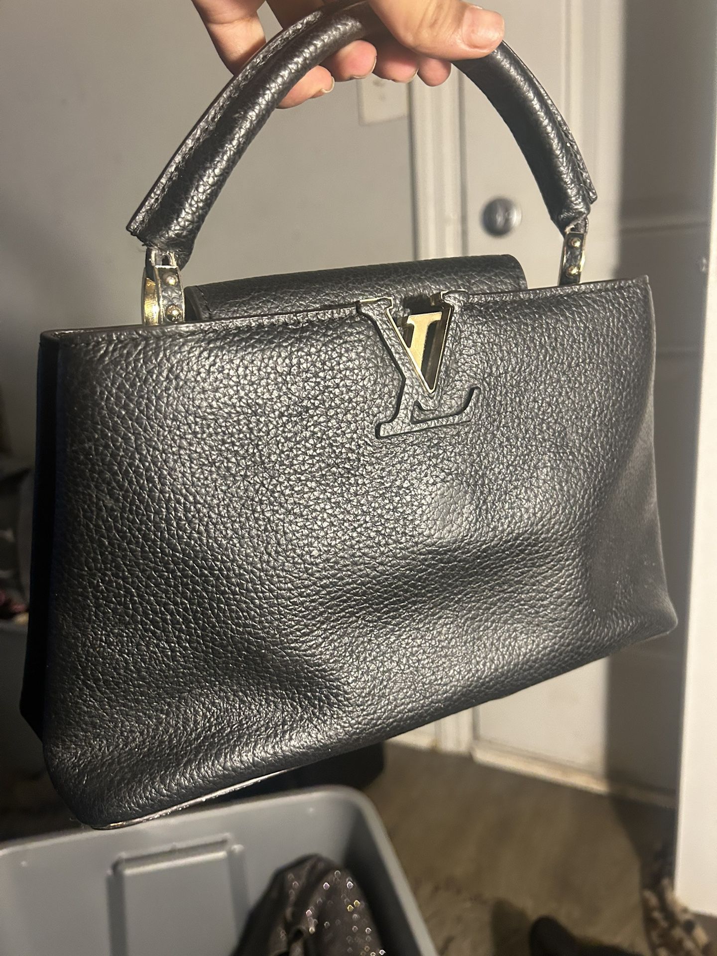 LV Capucine Leather Bag