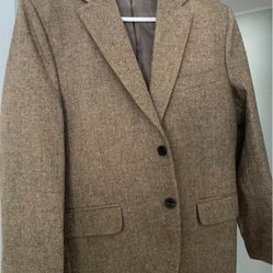 Tweed Men Suit Jacket 