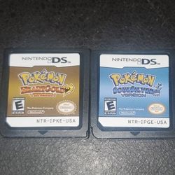 Pokemon HeartGold And Pokemon SoulSilver Nintendo DS Video Game Cartridge 