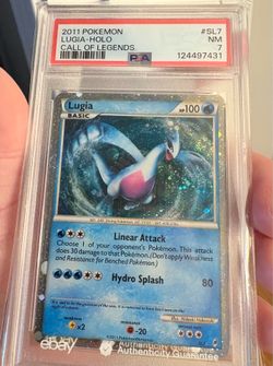 Call Of Legends Lugia SL7 PSA 7 Swirl!