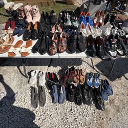 38 Good Condition Men’s And Few Women’s Shoes All For $300 