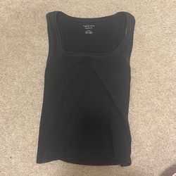 Black tank top