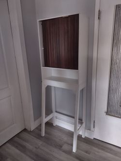 Brand new Ashley wood organizer 68x24x10