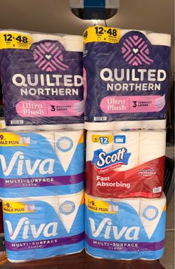 Quilted Northern, Viva & Scott Paper Products Bundle