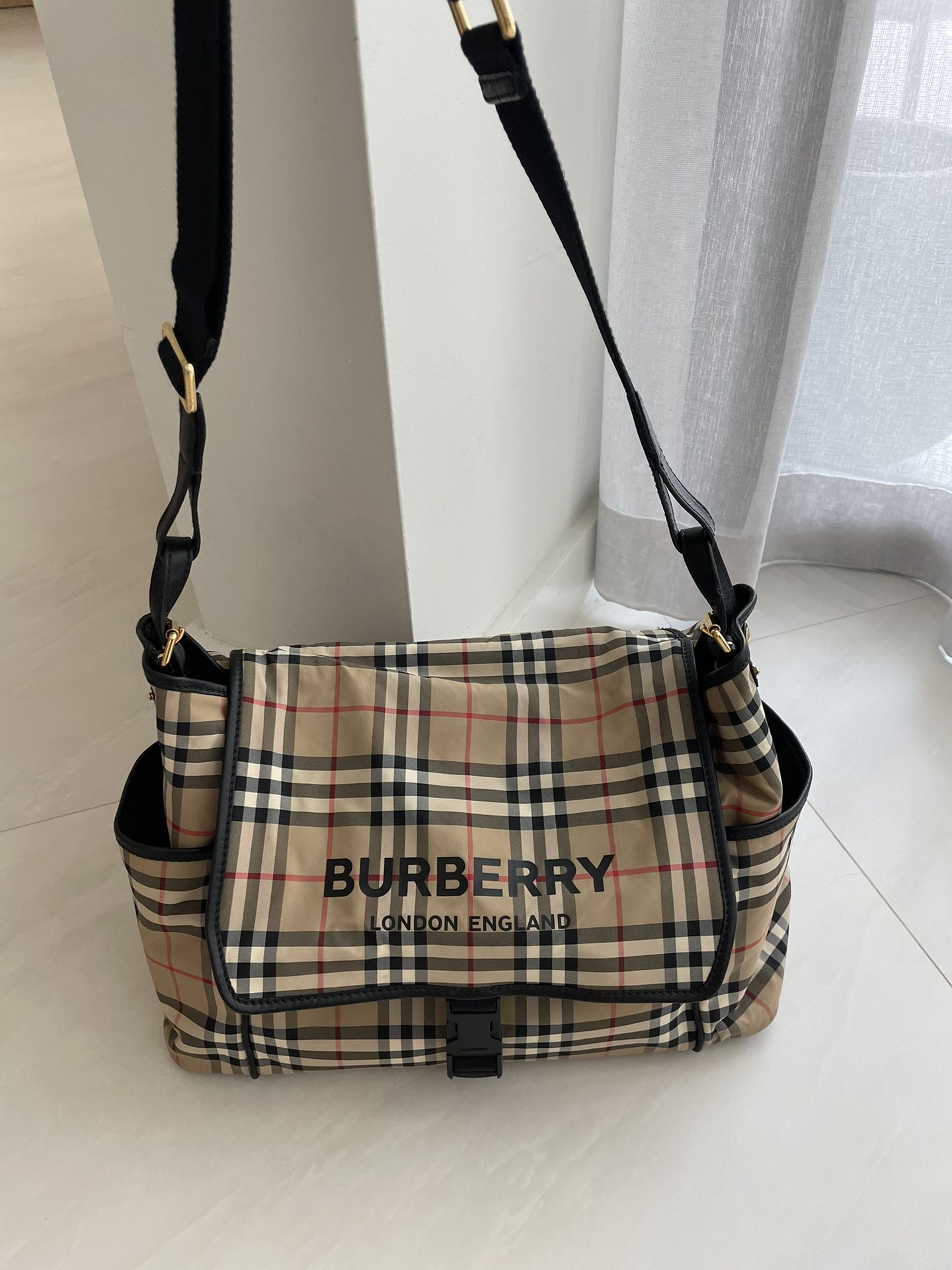 Burberry Baby Bag (Vintage Check Nylon Baby Changing Bag)