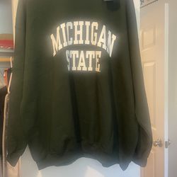 Michigan State Crew neck Sweatshirt Brand New  3XL