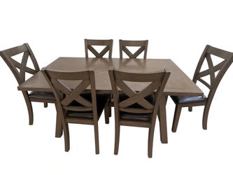 Used Dining table with 6 chairs