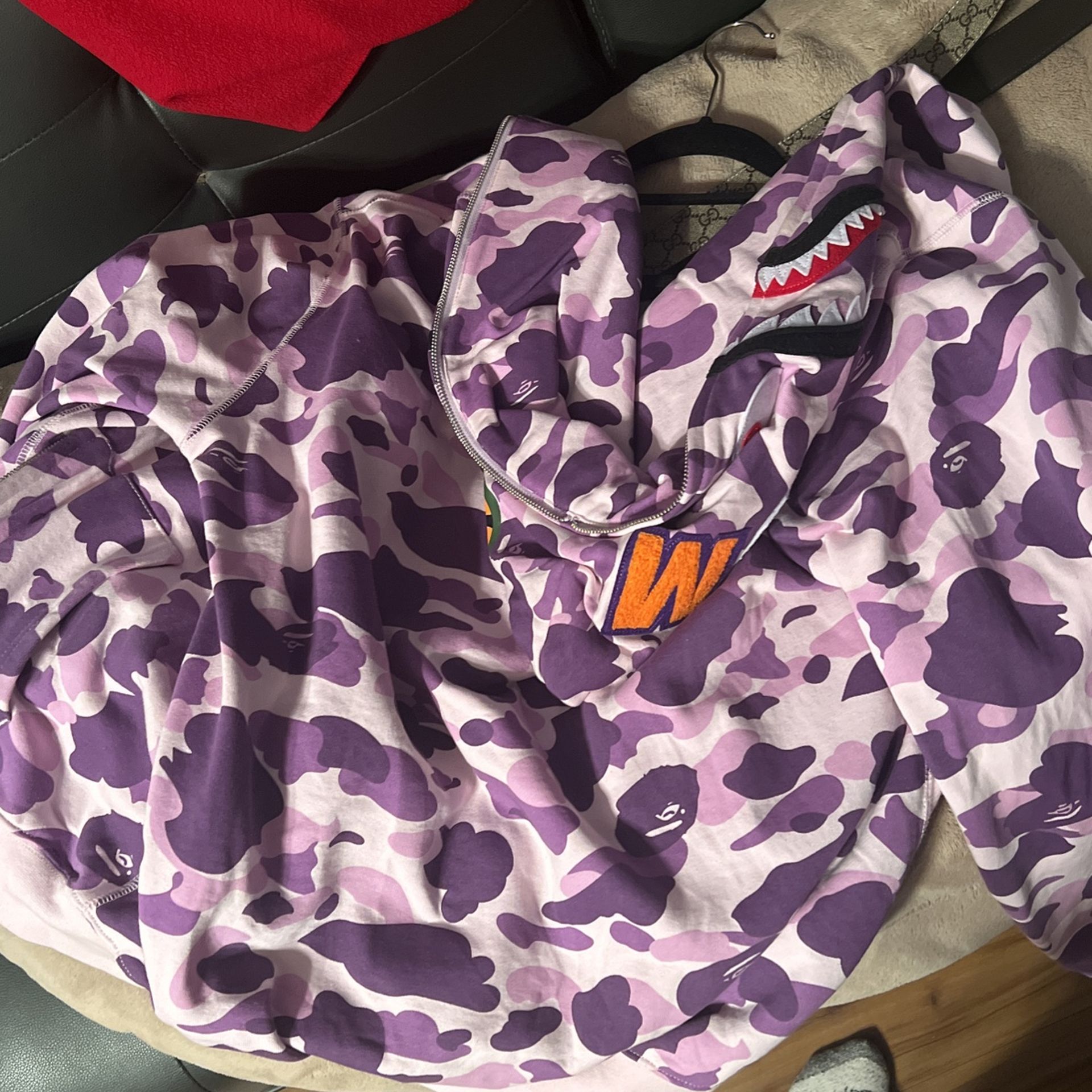Bape Hoodie Purple