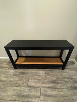Black entertainment/tv console