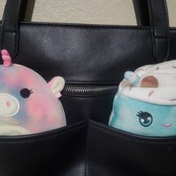 Black Purse with Large Pockets 