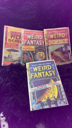 Vintage EC Comics Sci-Fi Reprint Lot - Weird Science & Weird Fantasy (4 Books)