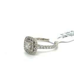 14kt White Gold Neil Lane Cushion Cut Diamond Ring 1.2ctw 3.60grams Size 6 1/2 157632 11