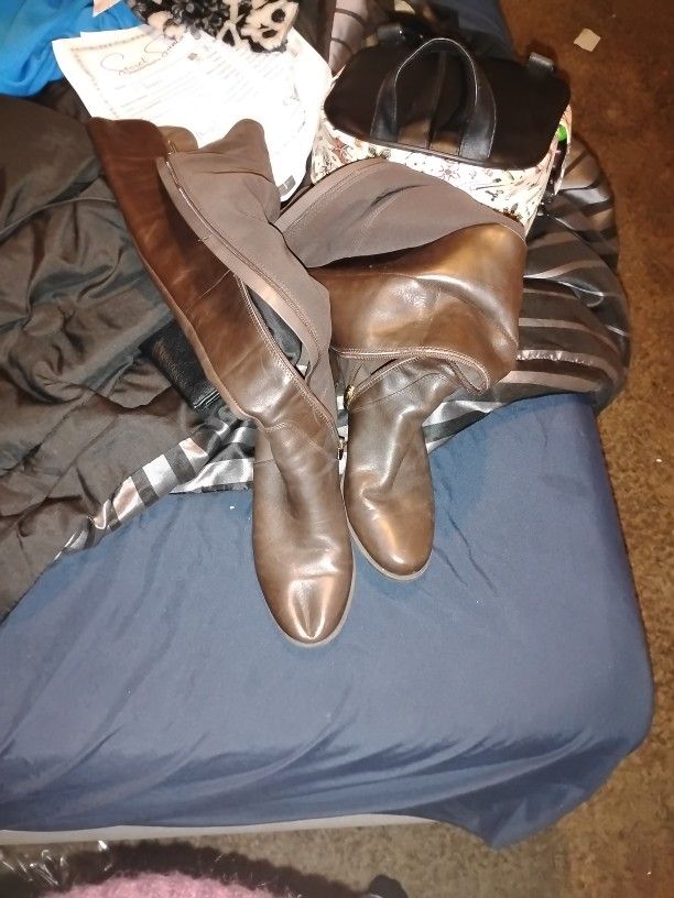 Marc Fisher Brown Boots
