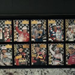 ACTION PACKED Factory Racing Card Set. 1985–1994 The Winston Collection-24KT GOLD COLLECTION. 