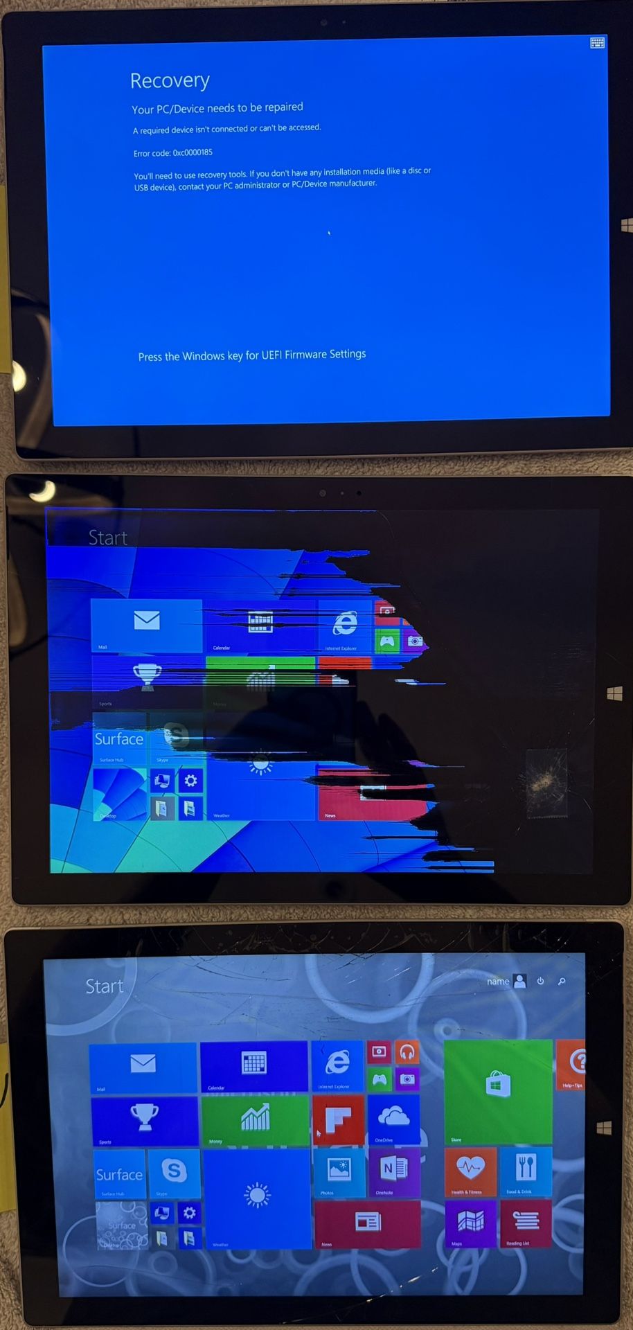 Three: Microsoft Surface Pro 3’s - (Read Below)
