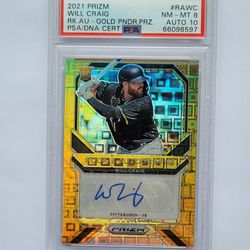 2021  Will Craig Rookie Card Gold Graded  32\50