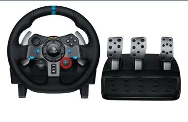 Racing Wheel and Floor Pedals