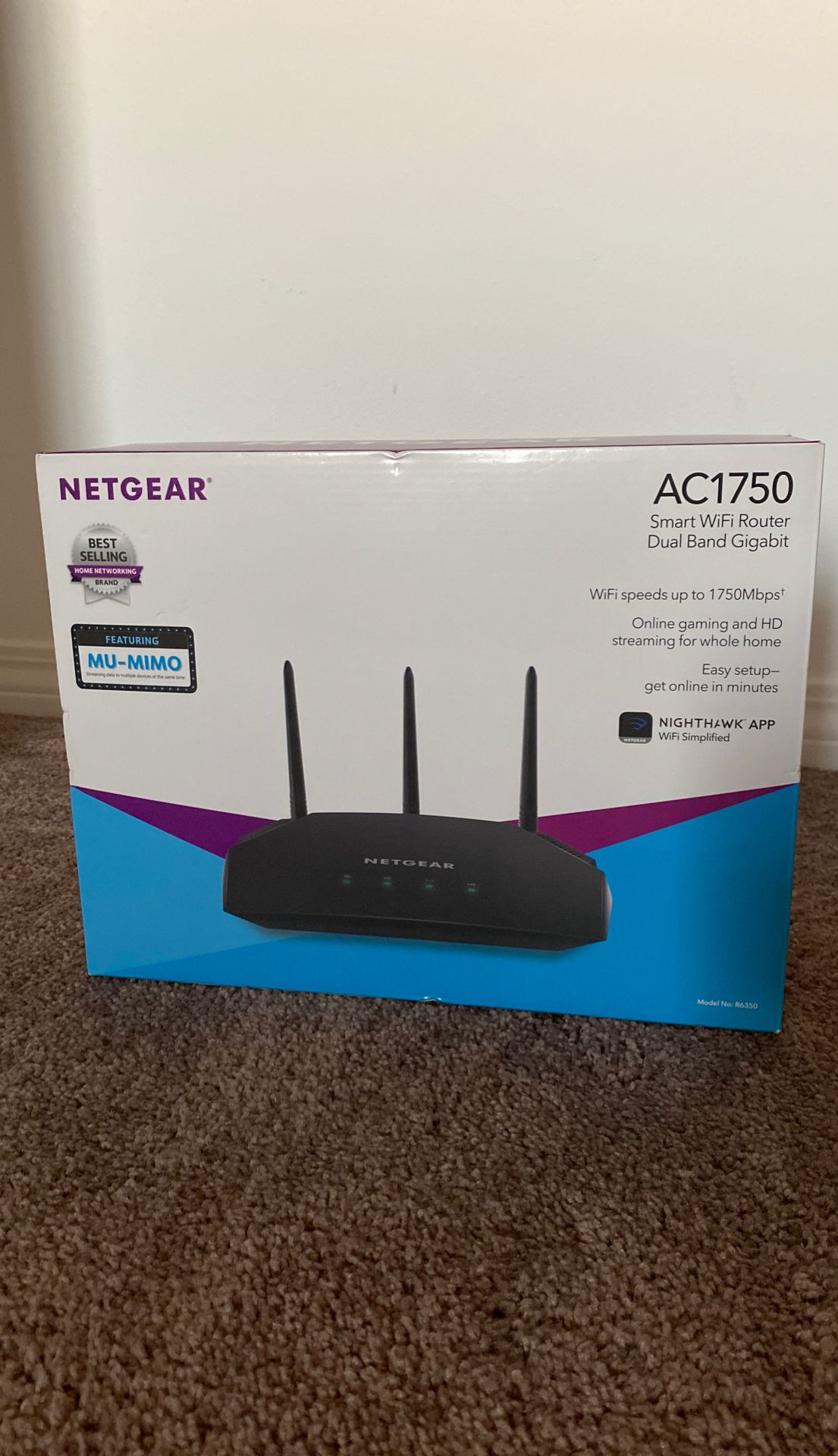 NETGEAR Router NEW great speeds WiFi speeds up to 1750 MBPS