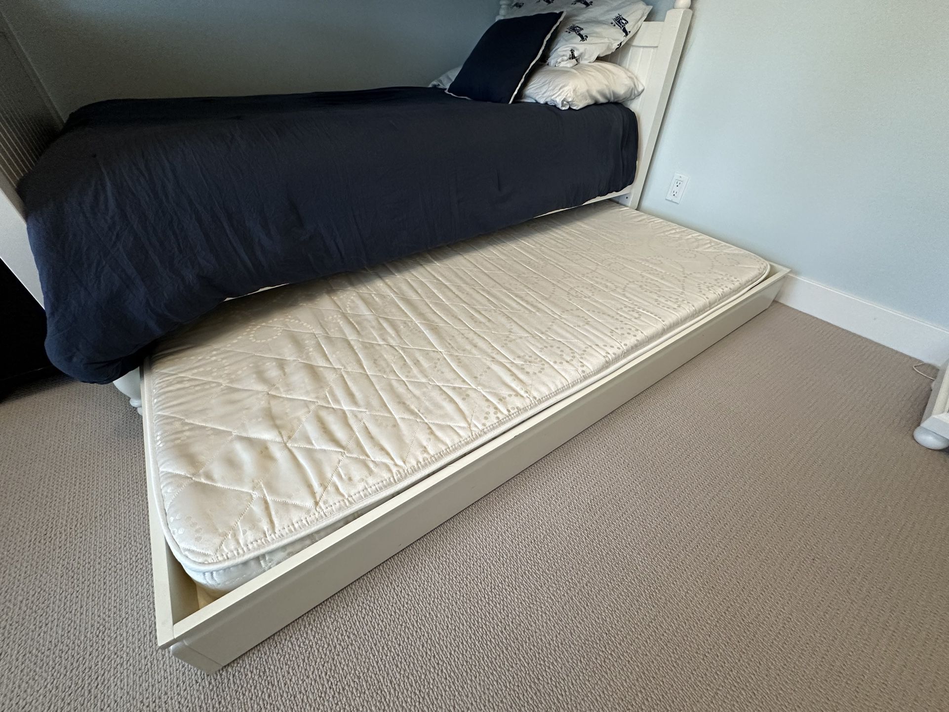 PBK Trundle And Trundle Mattress 