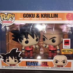Goku and Krillin Exclusive Funko