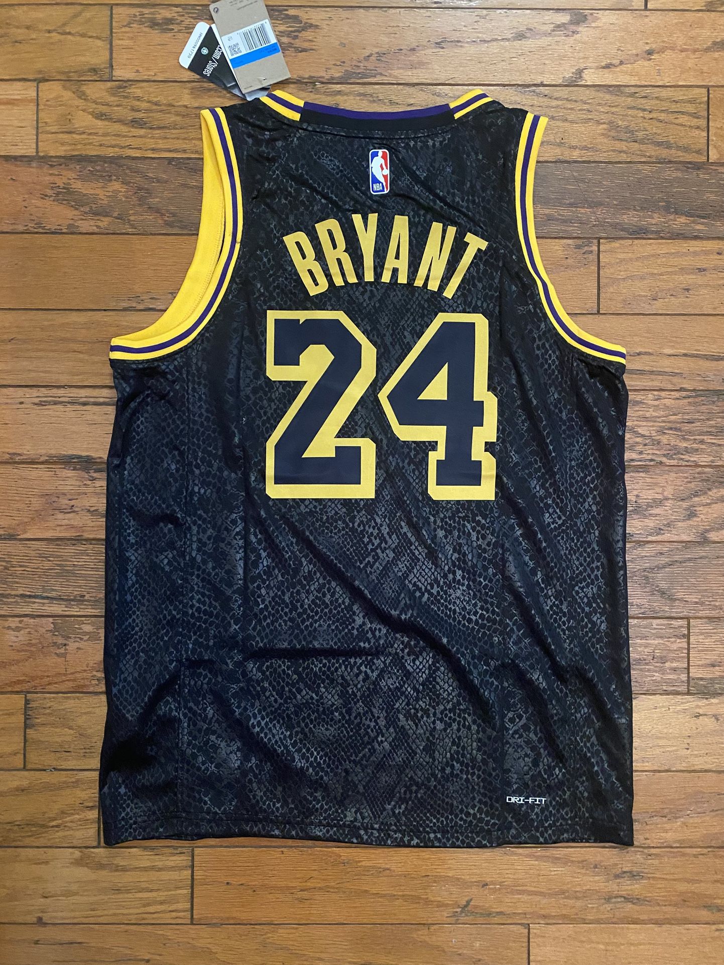 Black Lakers Kobe Bryant Nike Jersey #8/24