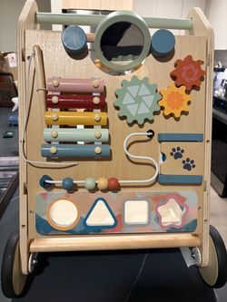Wooden Baby Activity Walker