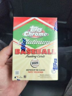 2025 Topps Chrome Platinum Factory Sealed Blaster Box
