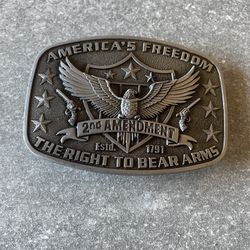 Brand New 2nd Amendment belt buckle