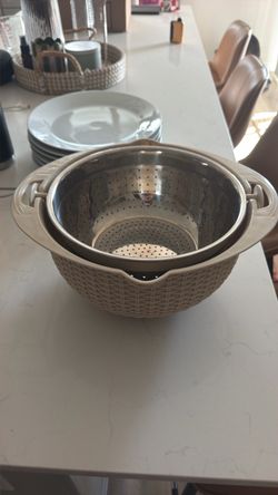 STRAINER AND BOWL
