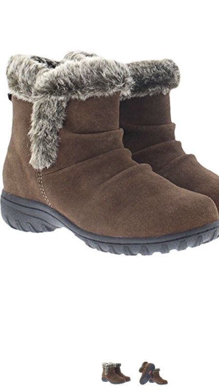 Women's faux fur boots