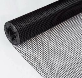 New Black Metal Vinyl-Coated Heavy Duty 600” W x 48” H Hardware Cloth Decorative Garden Fence