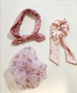 🩷💜Toddler/ girl mixed hair ties and headband size: OS