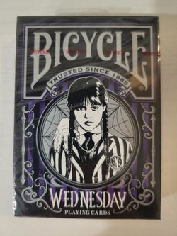 Wednesday Addams Bicycle Playing Cards (Brand New)
