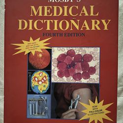 Mosby’s Medical Dictionary Fourth Edition