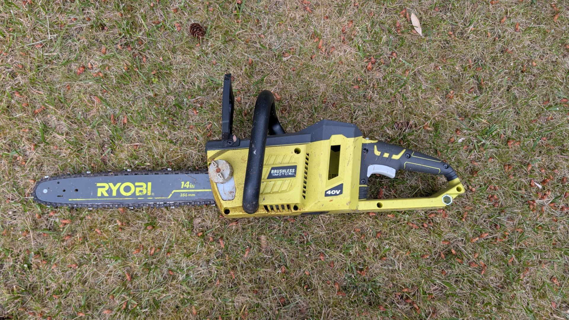 Ryobi 40V 14" Brushless Cordless Chainsaw RY40502 – Tool Only, No Battery