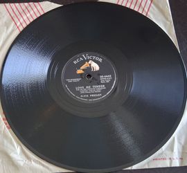 Elvis Presley "Love Me Tender/  Anyway You Want Me"1956 RCA 78 rpm 20-6643 ~VG++