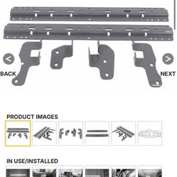 B&W Custom Installation Kit w/ Base Rails for 5th Wheel Trailer Hitches