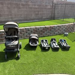 Nuna Tavo Travel System + 2 Extra Bases