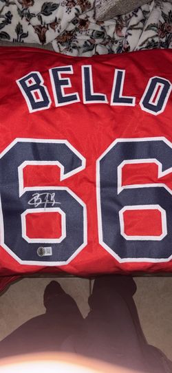 Bello Red Sox custom signed jersey