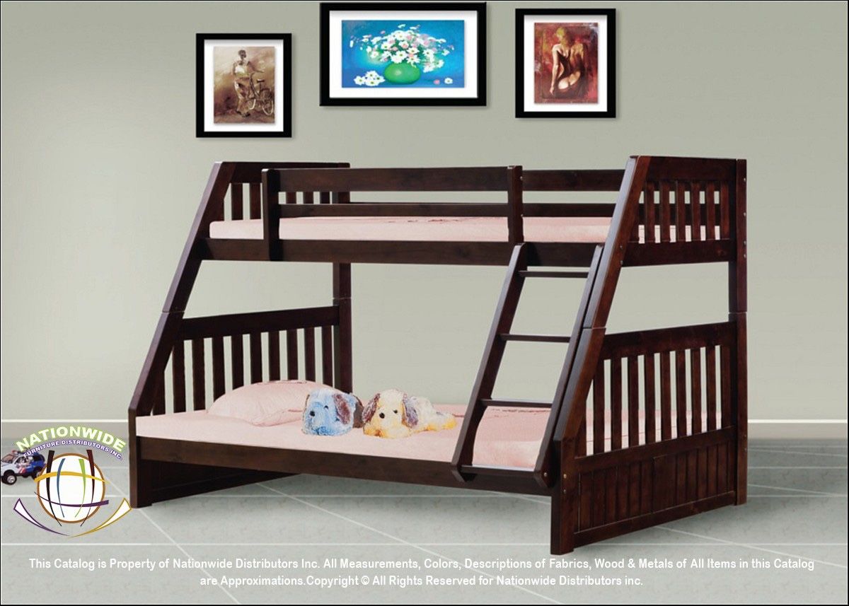 AWESOME DEAL BRAND NEW TWIN FULL WOODEN BUNK BED