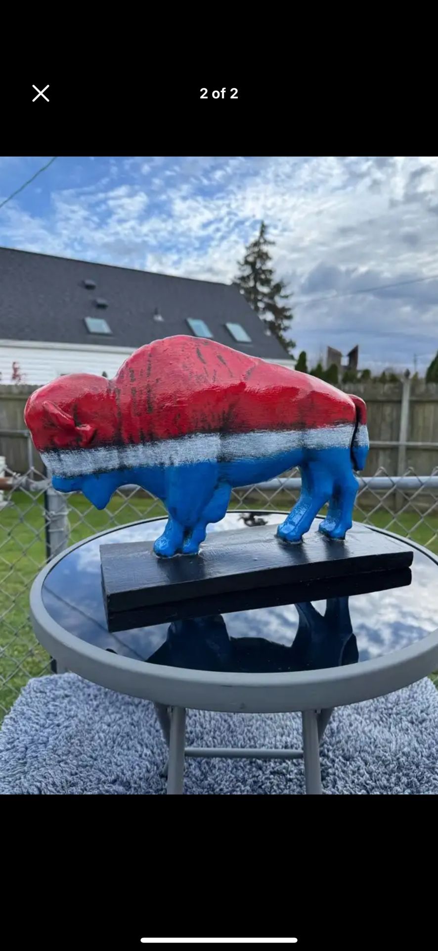 The Red White And Blue Buffalo